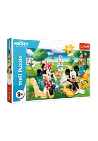 Trefl - Maxi Puzzle Mickey unter Freunden, Disney, 24 Teile, 60 x 40 cm - 