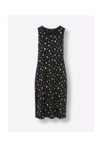 SIEH AN! - Sommerkleid - schwarz-gelb-bedruckt