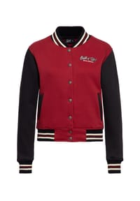 QUEEN KEROSIN - Collegejacke mit Vintage Comic-Art Built It Up! - latte macchiato