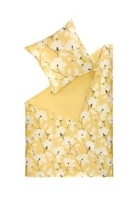 SCHÖNER WOHNEN KOLLEKTION - Satin-Bettwäsche FLEUR - GELB