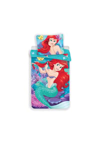 COFI - Ariel Bettbezug 140x200 cm & Kissenbezug 70x90 cm – Bettwäsche - Blau 140x200cm