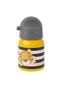 sigikid® Edelstahl Trinkflasche Tiger 250 ml ,  für Kinder - FLASCHEN & BOXEN - gelb/schwarz/weiß
