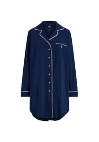 POLO RALPH LAUREN - Polo Essentials Schlafshirt, Reverskragen, für Damen - 815 NAVY