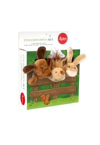 sigikid® - Fingerpuppenset Garten My Little Theatre ,  für Babys und Kinder - braun/beige