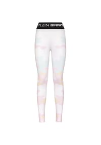 PLEIN SPORT - Leggings CAMOUFLAGE - white/multicolored