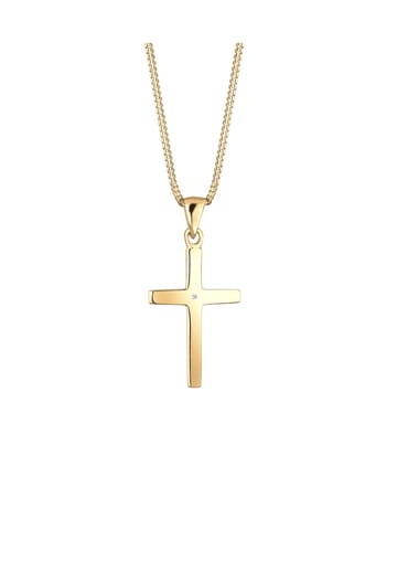 GAVU Kreuz-Halskette Für Damen, 925 Sterling Silber Kleine
