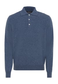 GALERIA - Cashmere Pullover, Polokragen, für Herren - 3 ANTHRA 75675