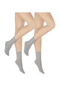 Hudson - Only Socken, 2er-Pack, Komfortbund, für Damen - 0005 BLACK