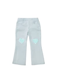 JETTE - Jeanshose, Paillletten, für Kinder - 641 LIGHT BLUE DNM