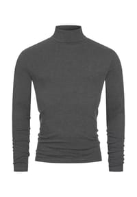 INDICODE - Langarmshirt Rollkragen Eagon - Army