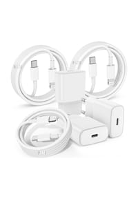 MANIKE - 20W USB-C Schnellladegerät mit 1/2/3M USB-C auf Lightning Kabel - weiß