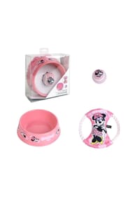 Disney - Disney Minnie Mouse Hunde-Set – 3-teilig mit Napf, Spielzeug & Ball - 