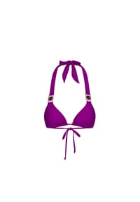 MODA MINX - Bikini Top Amour mit funkelndem Steinbesatz - Amethyst