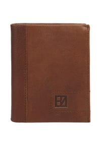 BODENSCHATZ - Geldbörse Echt Leder - braun