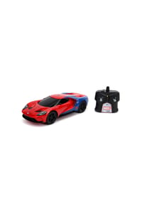 DICKIE TOYS - Ferngesteuertes Auto, RC "Marvel Spider-Man 2017 Ford GT" - ROT/BLAU