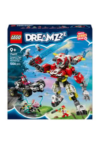 LEGO® - LEGO® DREAMZzz™ - 71497 Coopers Tiger-Mech und Zero's Hot Rod Auto - 