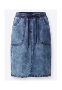 heine - Rock - jeansblau