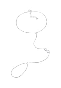 elli. - Armband Handchain Infinity 925 Silber - Gold