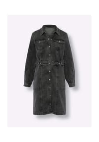 heine - Jeans-Kleid - anthrazit-grey-denim