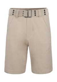normani® - Chino Shorts „Gobi“ mit Gürtel „Taklamakan“ - Anthrazit