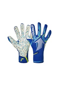 reusch - Torwarthandschuhe Fastgrip Fusion Junior mit starkem Profi-Grip - 4994 sharp blue/white