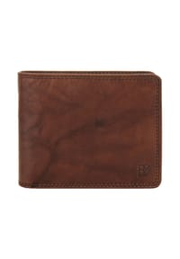 BODENSCHATZ - Geldbörse Echt Leder - cognac
