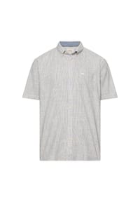 camel active - Kurzarmhemd mit Kontrastdetails - Offwhite