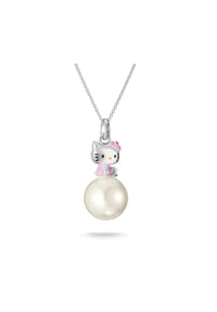 Thomas Sabo THOMAS SABO x HELLO KITTY - Hello Kitty Kette mit Perle - silberfarben, schwarz, weiß, pink, gelb, hellblau
