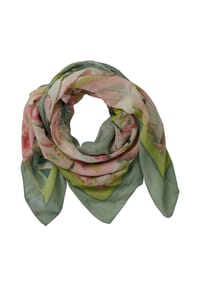 BETTY BARCLAY - Tuch mit Aufdruck - Mint/Rosé