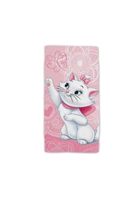 COFI - Marie Cat Baumwolle Strandtuch Frottee Badetuch mit Premium Druck - Mehrfarbig 70x140 cm