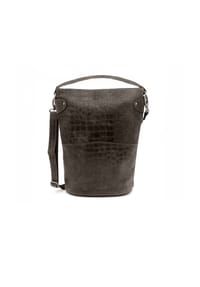 WILD LIFE - XL-Beuteltasche Büffelleder, für Damen - bordeaux
