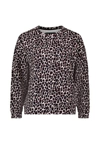 BETTY BARCLAY - Sweatpullover mit Rundhalsausschnitt - Schwarz/Beige