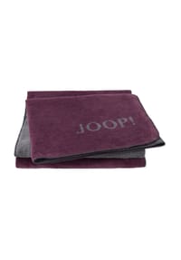 JOOP! Wohndecke - MELANGE DF - BEERE-ANTHRAZIT