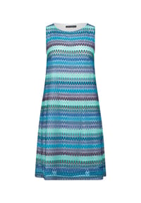 BETTY BARCLAY - Etuikleid ohne Arm - Blau/Grün