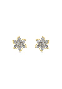 VANDENBERG - Damen Ohrstecker, 585er Gold mit Weißgold, 26 Diamanten zus. ca. 0,10 Karat - Gelbgold/Weißgold