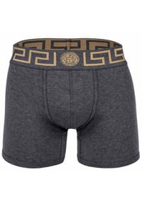 VERSACE - Herren Boxershorts  - TOPEKA, Bi-Stretch, Organic Cotton, einfarbig - Dunkelblau