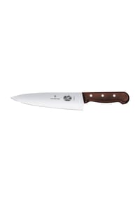 VICTORINOX - Tranchiermesser "Rosewood", 20 cm - BRAUN