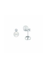Adelia's - Damen 925 Silber Ohrringe   Ohrstecker mit Zirkonia - silber