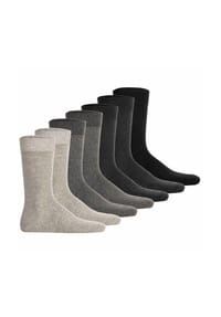 camano® - Unisex Socken, 7er Pack - Comfort Socks in Box, Geschenkbox, einfarbig - Blau