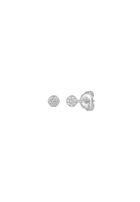 XENOX - Damen Ohrstecker, 925er Silber - WEISSGOLD