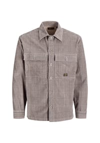 JACK & JONES - Hemd Bluoliver Langarmhemd - taupe