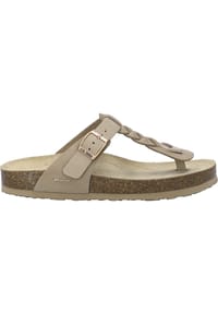 JOSEF SEIBEL - Nubukleder Pantoletten - Beige