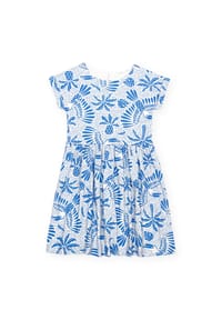 KITE - Kinder Tukan Kann Kleid Bio-Baumwolle - blau