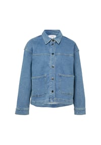 comma, - Jeansjacke, aufgesetzte Taschen, für Damen - 55Z7 BLUE