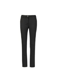 GOLDNER - Kurzgröße:  Leichte Baumwoll-Hose CARLA - aubergine