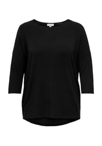 ONLY CARMAKOMA - Shirt, 3/4-Arm, für Damen - 177911 BLACK