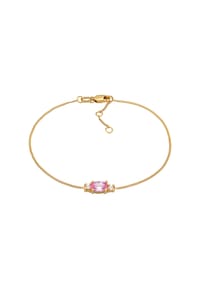 HAZE & GLORY - Armband Synthetischer Saphir Topas 375Er Gelbgold - Gold