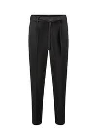 zero - Stoffhose mit Bindegürtel 28 Inch - Black Beauty