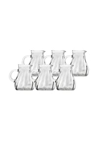 Stölzle Lausitz Krug Salzburg 0,5 l 6er Set transparent - SALZBURG - transparent