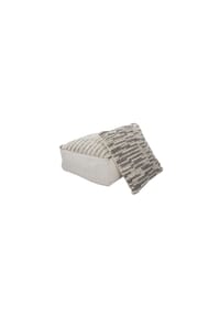Kayoom - Sitzkissen Shaun 510 80cm x 80cm grau – Eiche - grau